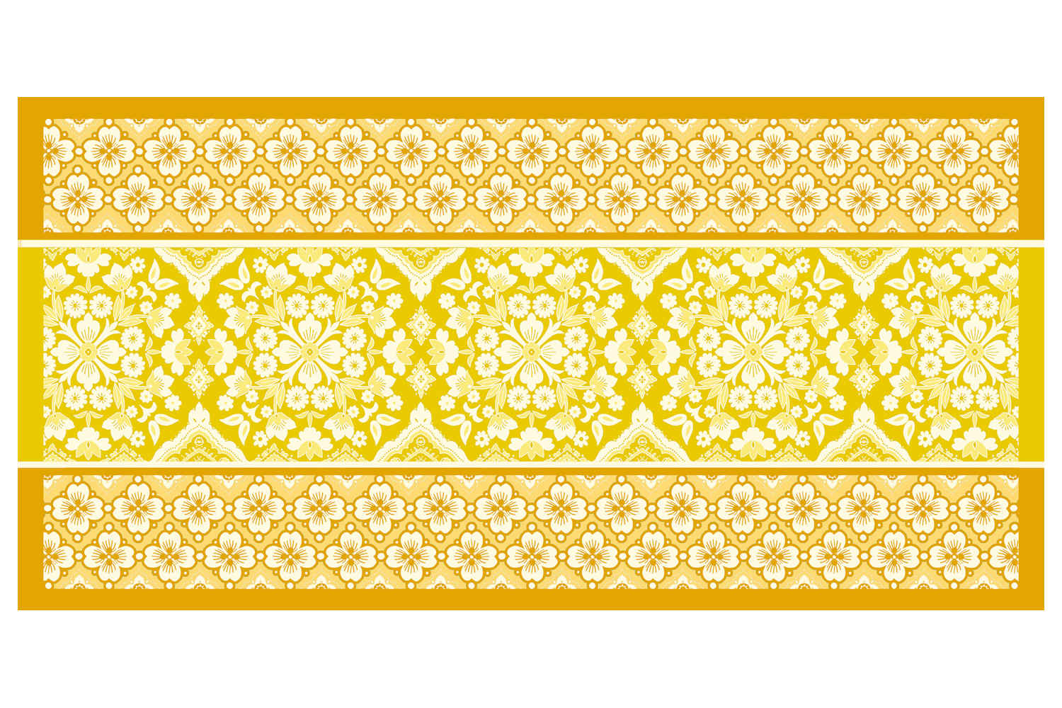 Bassetti Strandtuch Posillipo gelb aus 100% Baumwolle, 90x180 cm 