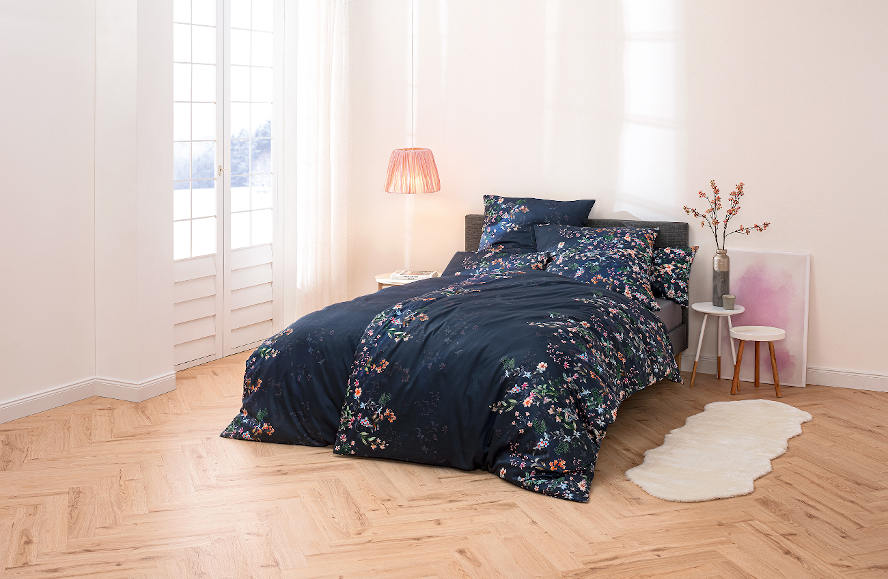 Estella De Luxe Satin Bettwäsche Gabrielle aus 100% Baumwolle, 135x200 cm