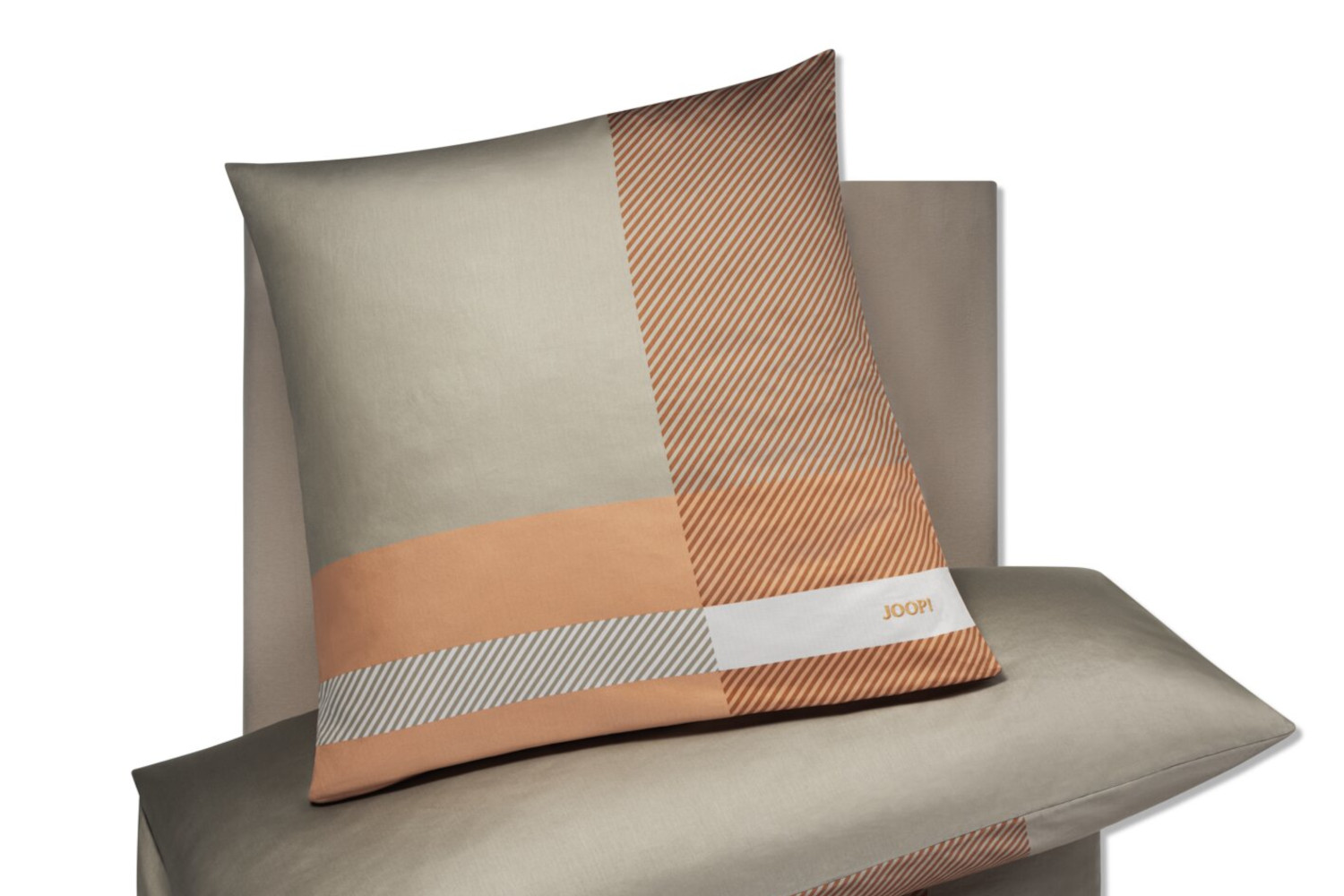 Joop Satin Bettwäsche Modern aus 100% Baumwolle, 155x220 cm