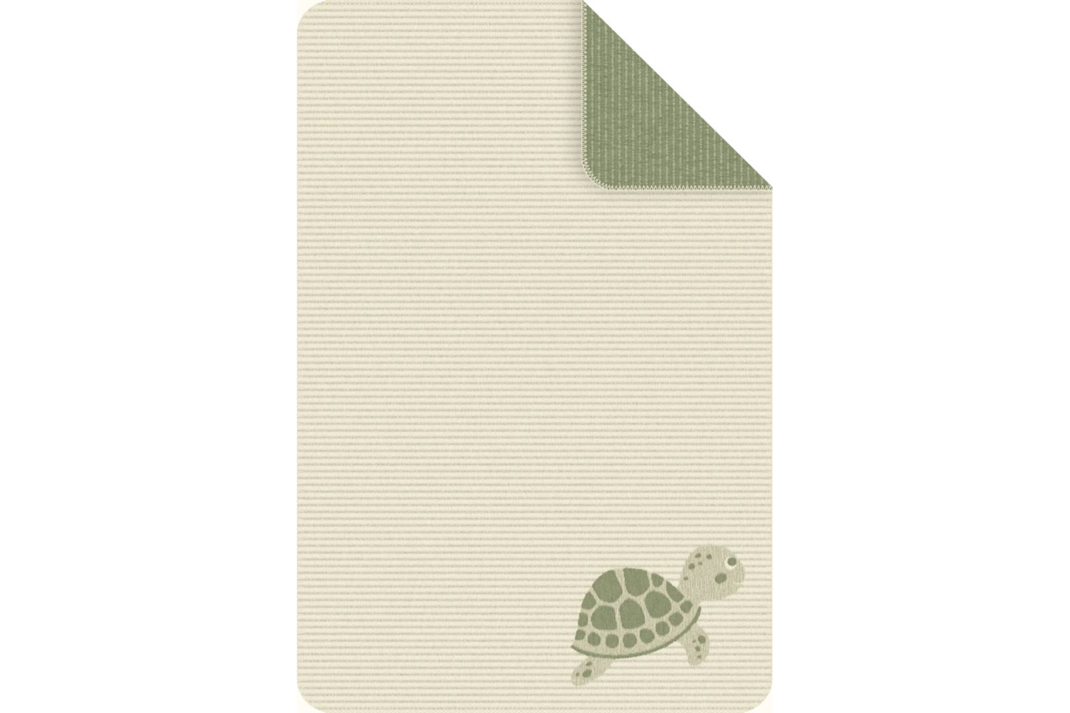 Ibena Kinder-Schlafdecke Schildkröte, 100x150 cm, waschbar