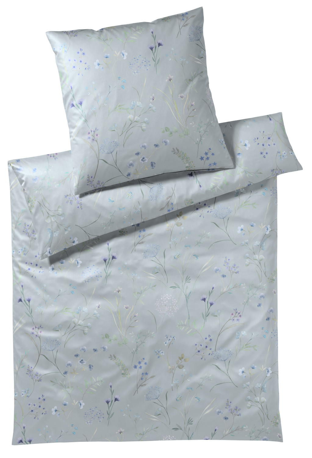 Elegante Seiden Satin Bettwäsche Deluxe aus 100% Baumwolle, 155x220 cm