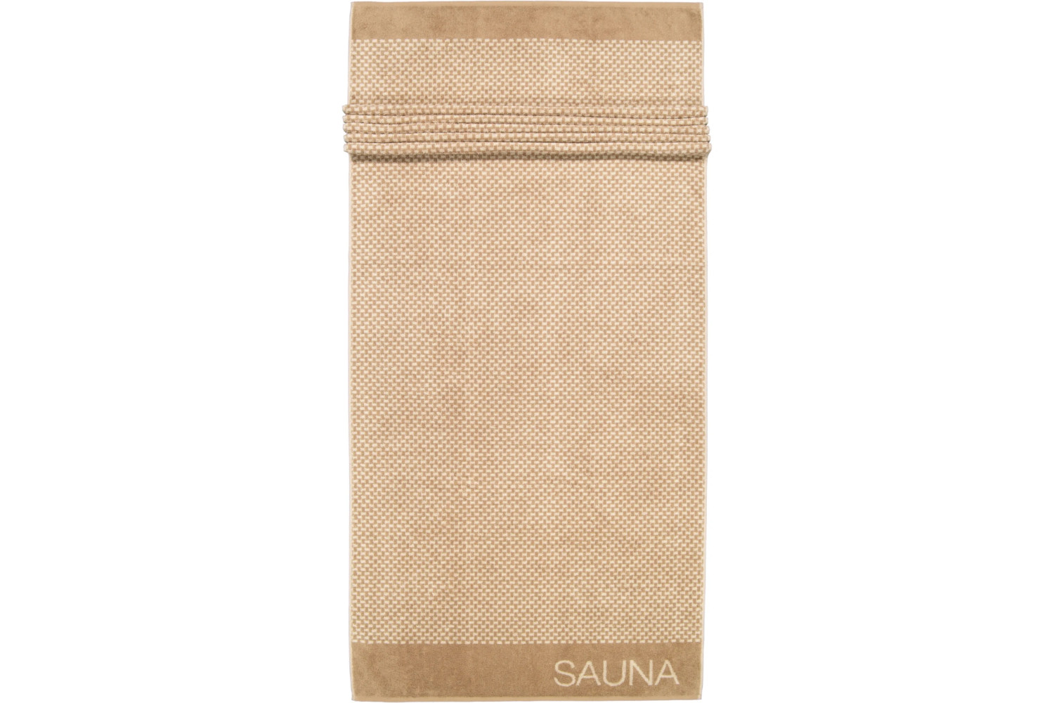 Cawö Saunatuch - Natural Allover - aus 100% Baumwolle, 80x200 cm 
