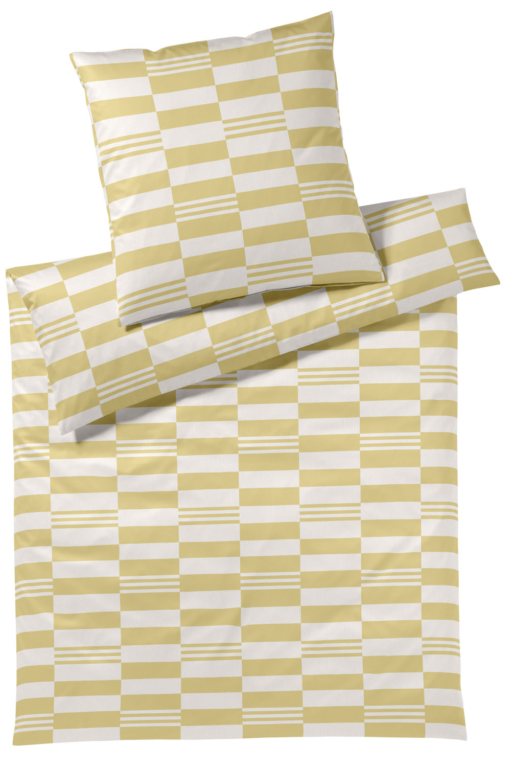 Elegante Jersey Bettwäsche Skip Gelb, aus 100% Baumwolle